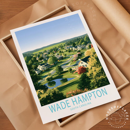 Wade Hampton SC travel poster – view 4