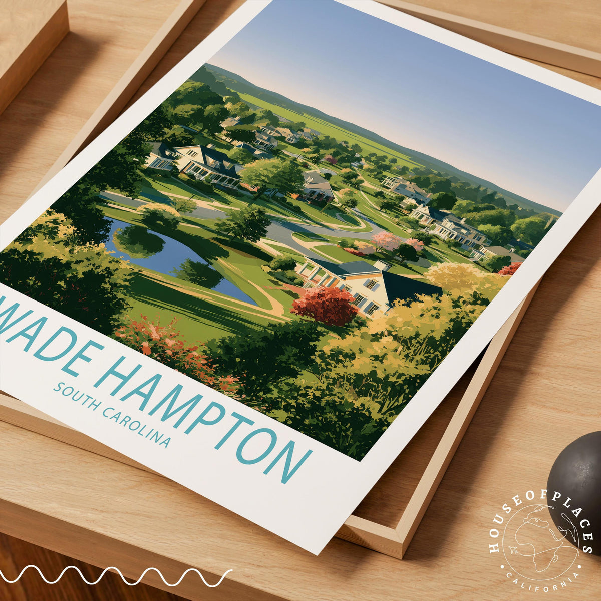 Wade Hampton SC travel poster – view 7