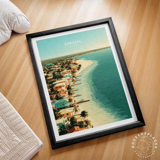 Corozal Town travel poster – view 2