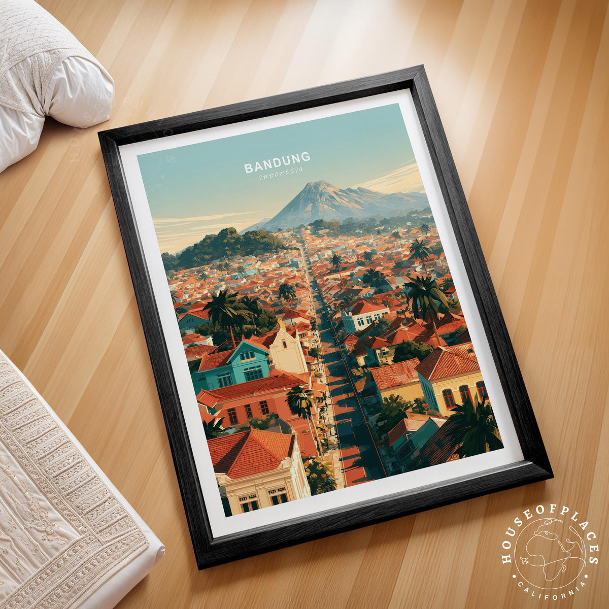 Bandung travel poster – view 2