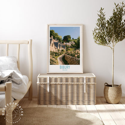 Bibury travel poster – view 3