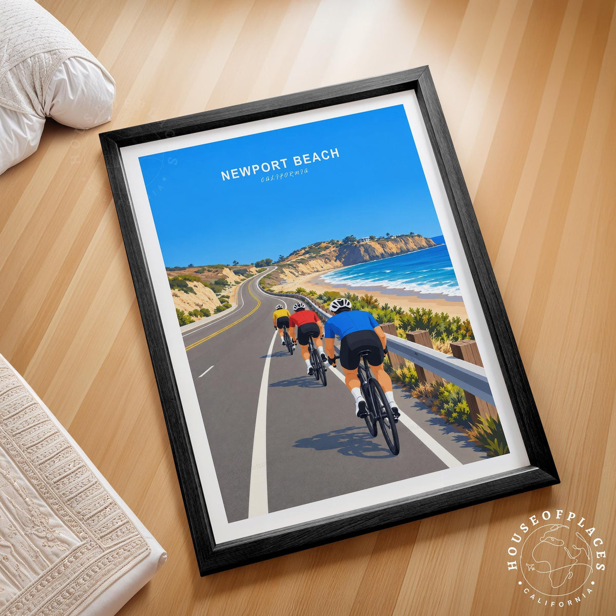 Newport Beach travel poster – view 2