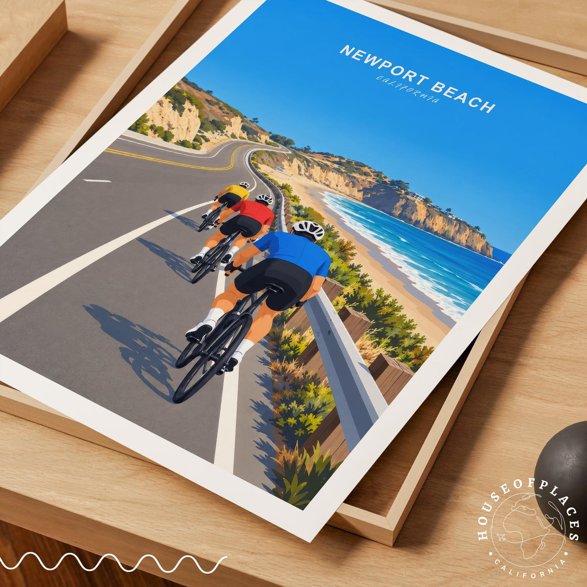 Newport Beach travel poster – view 7