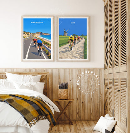 Newport Beach travel poster – view 9