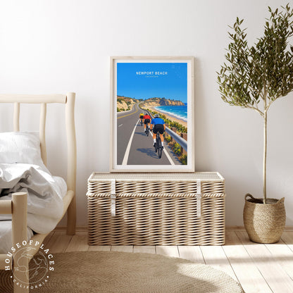 Newport Beach travel poster – view 3