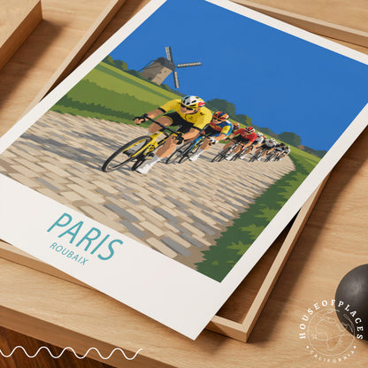 Paris Roubaix travel poster – view 7