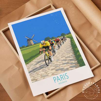 Paris Roubaix travel poster – view 4