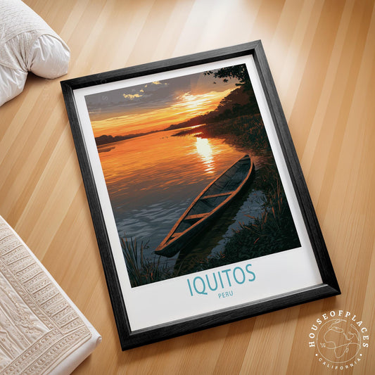 Iquitos travel poster – view 2