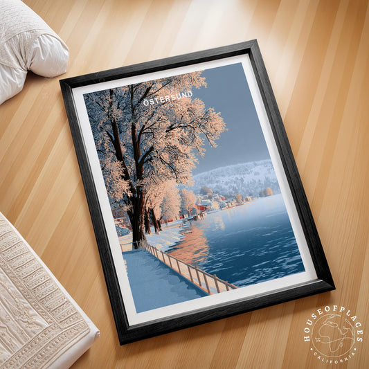 Östersund travel poster – view 2