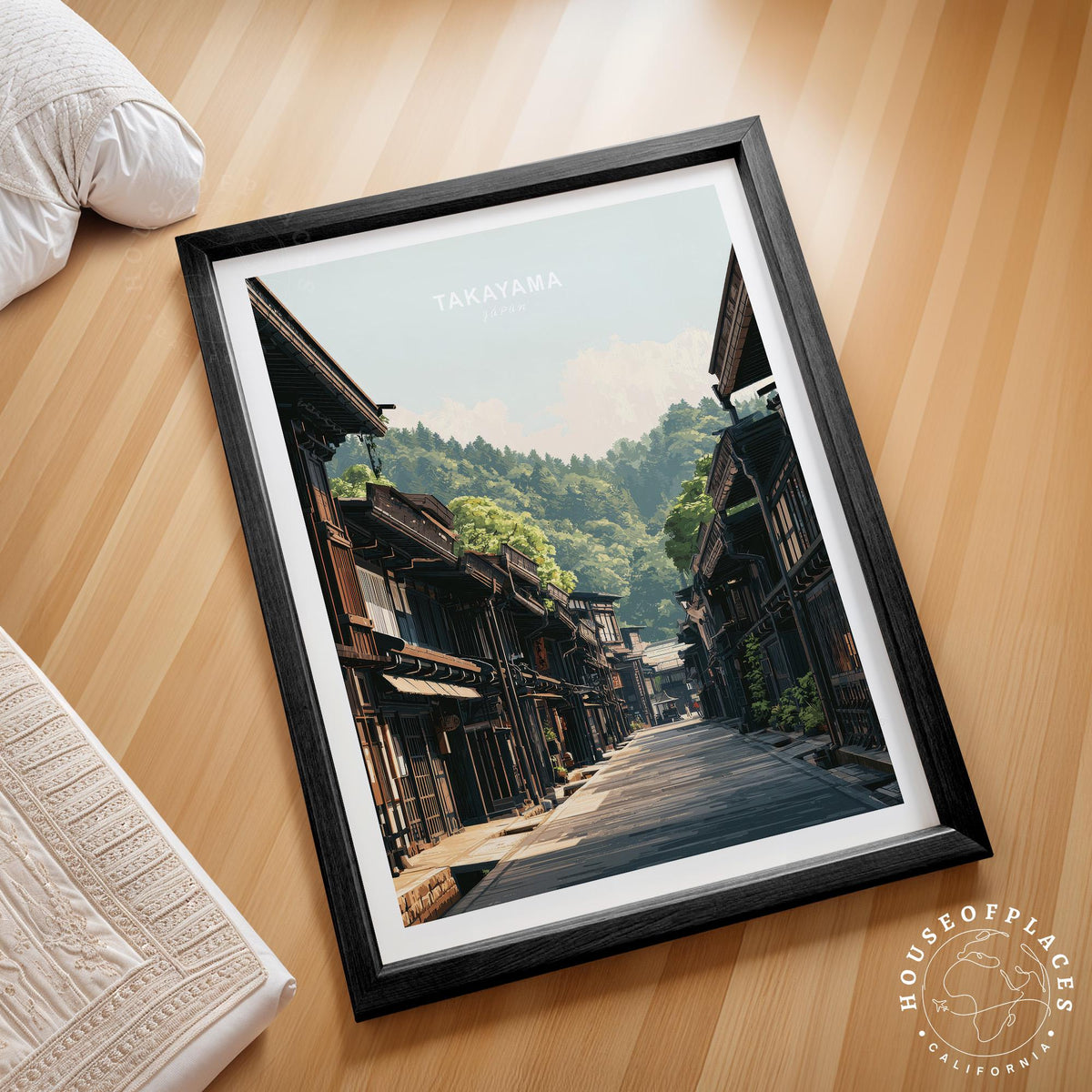 Takayama travel poster – view 2
