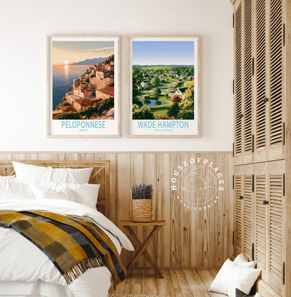 Wade Hampton SC travel poster – view 9