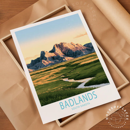 Badlands travel poster – view 4