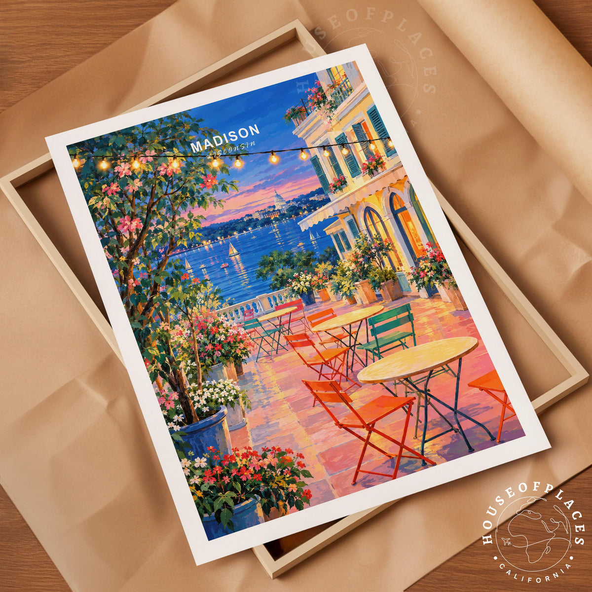 Madison travel poster – view 4