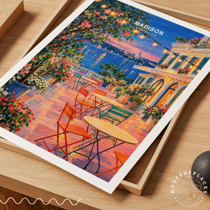Madison travel poster – view 7