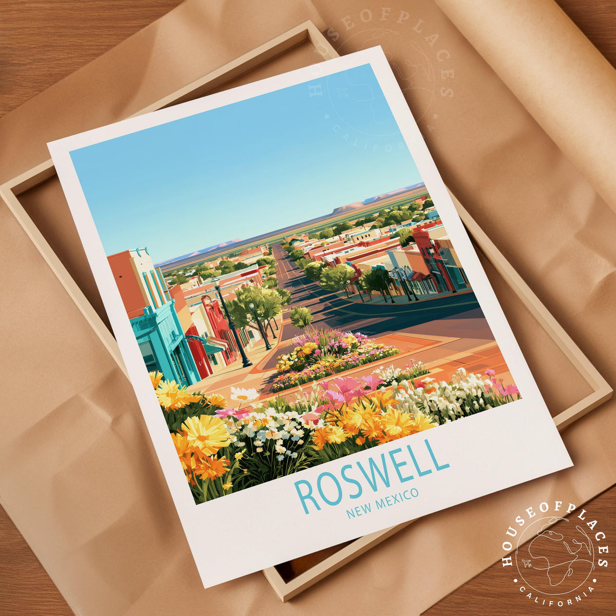 Roswell travel poster – view 4