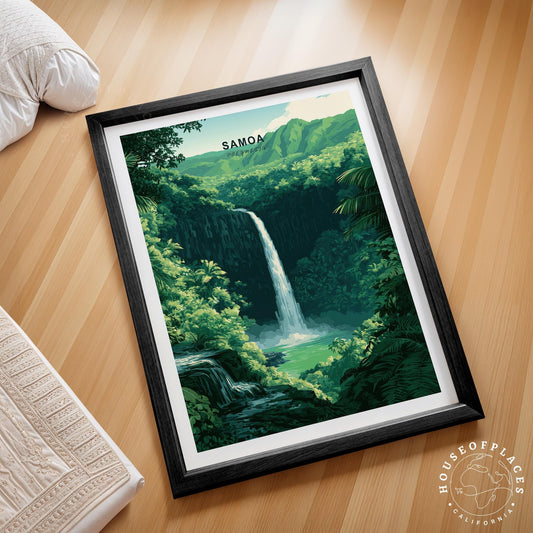 Samoa travel poster – view 2
