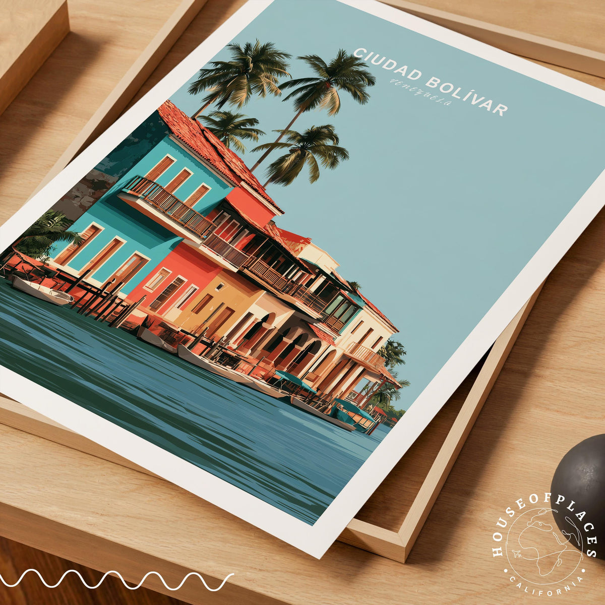Ciudad Bolívar travel poster – view 7