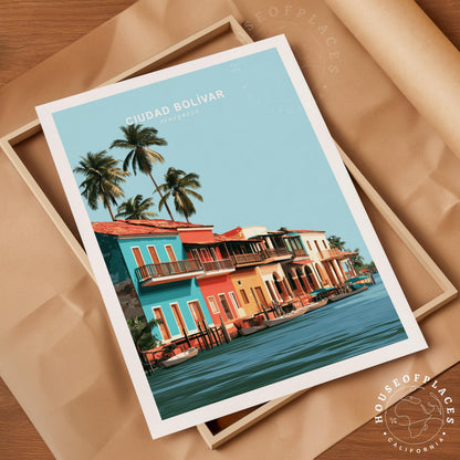 Ciudad Bolívar travel poster – view 4