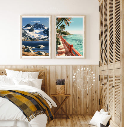 Jotunheimen travel poster – view 9