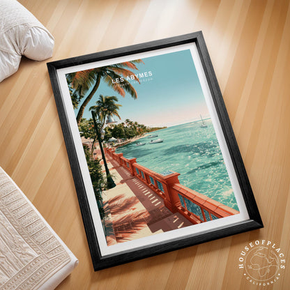 Les Abymes travel poster – view 2