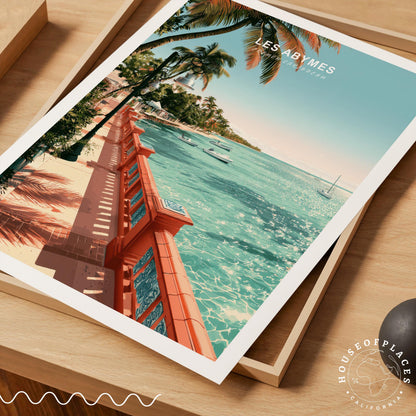 Les Abymes travel poster – view 7
