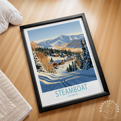 Steamboat travel poster – view 2
