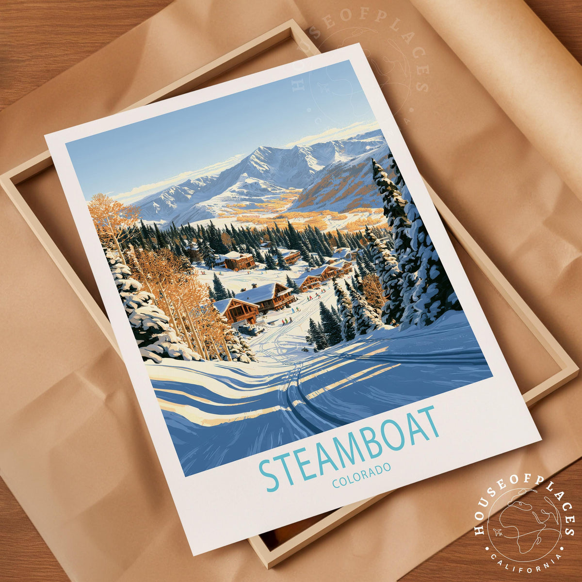 Steamboat travel poster – view 4
