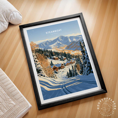 Steamboat Springs travel poster – view 2