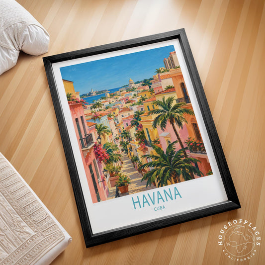 Havana travel poster – view 2
