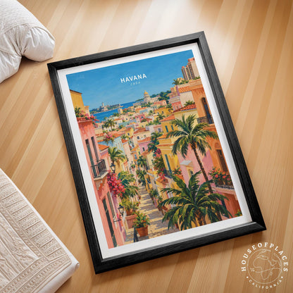 Havana travel poster – view 2