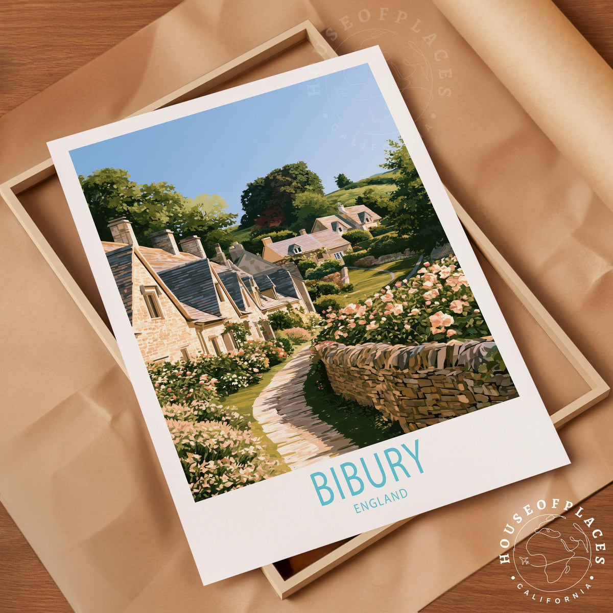 Bibury travel poster – view 4