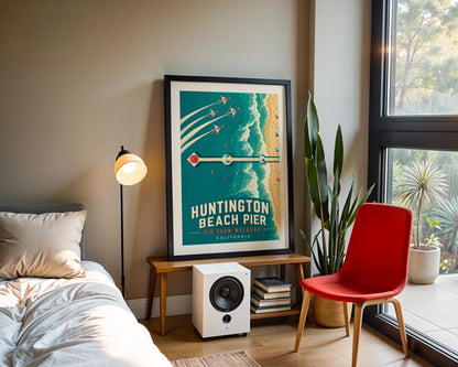 Huntington Beach travel poster – view 2
