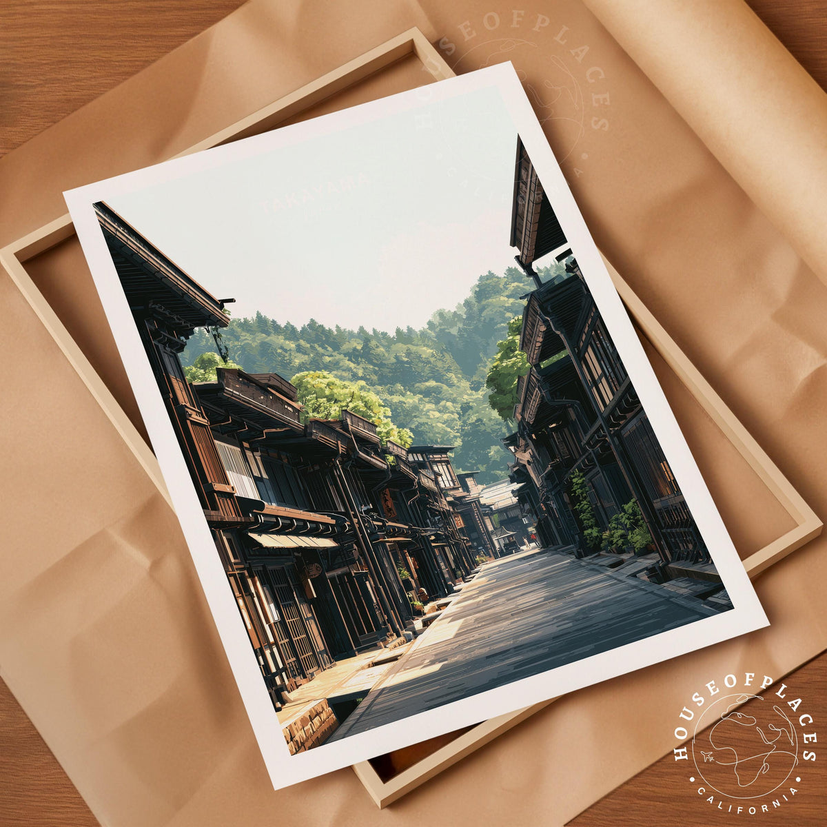 Takayama travel poster – view 4