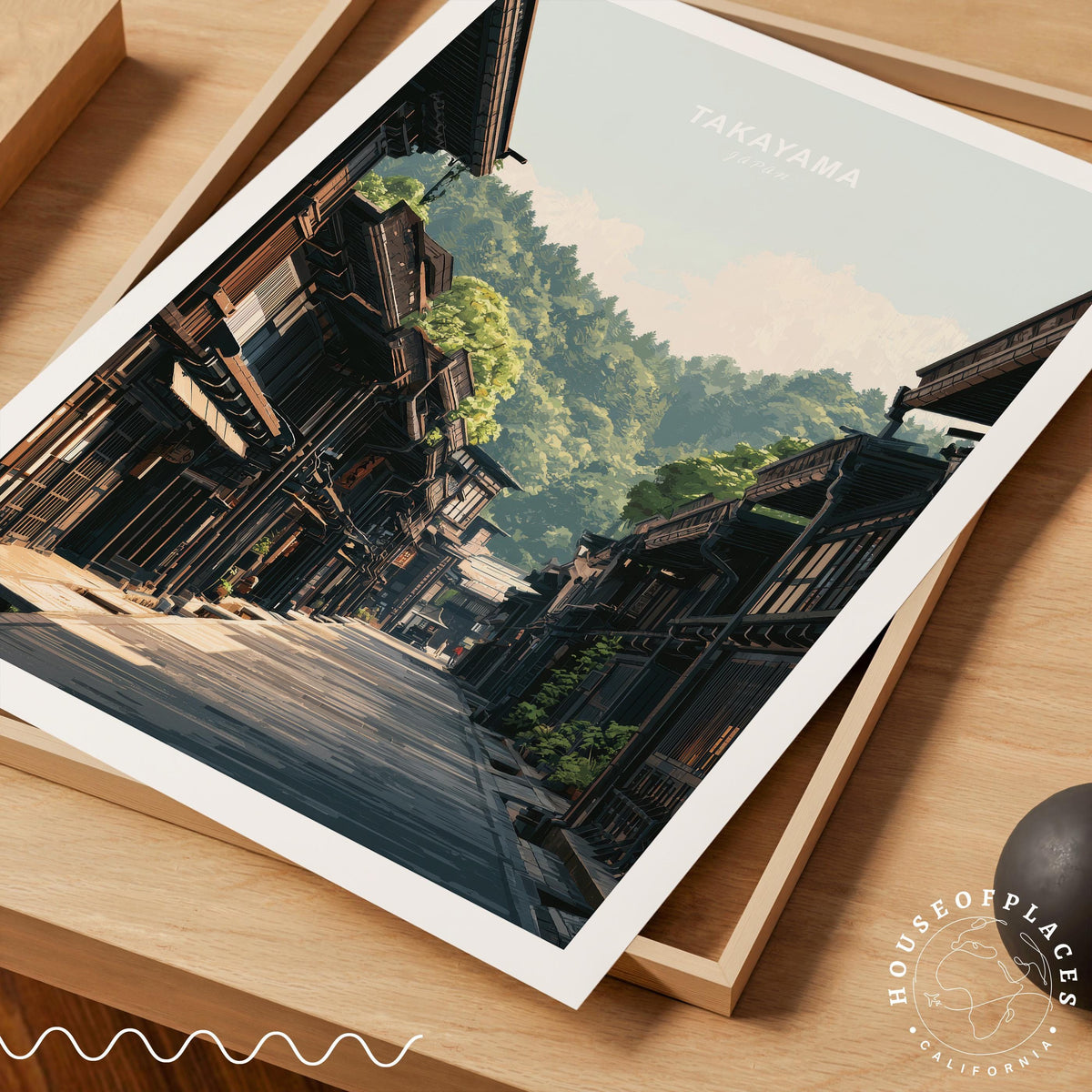 Takayama travel poster – view 7