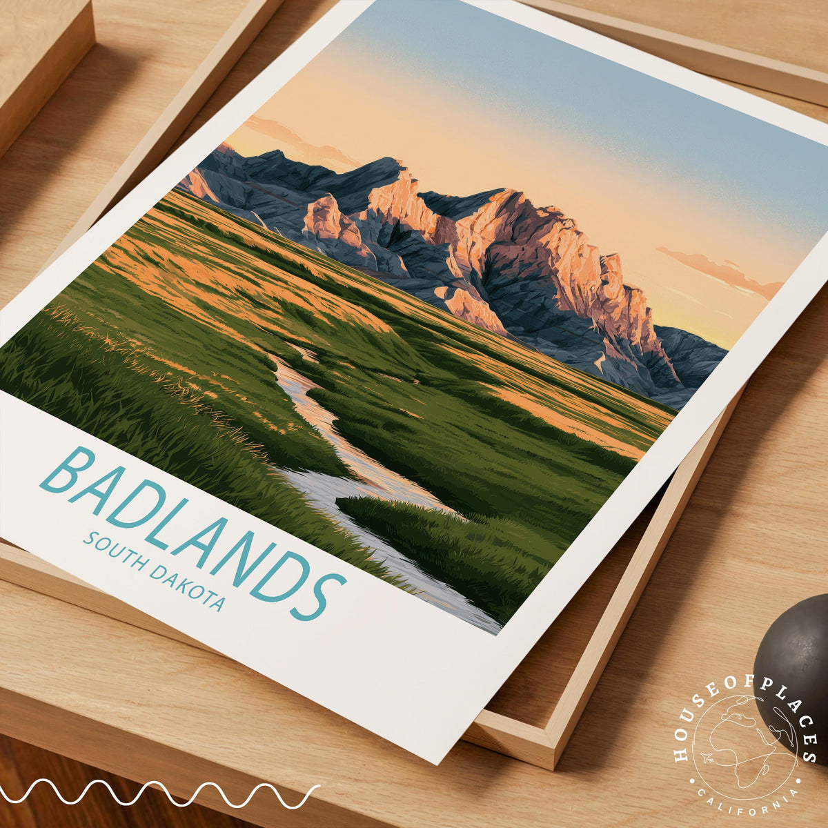 Badlands travel poster – view 7