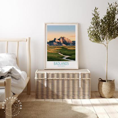 Badlands travel poster – view 3