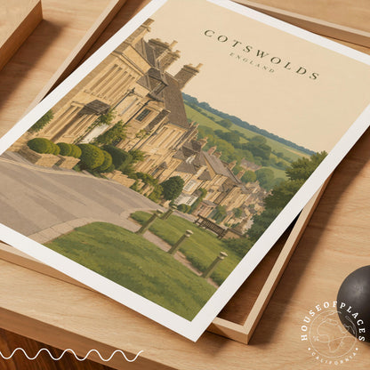 Cotswolds travel poster – view 10