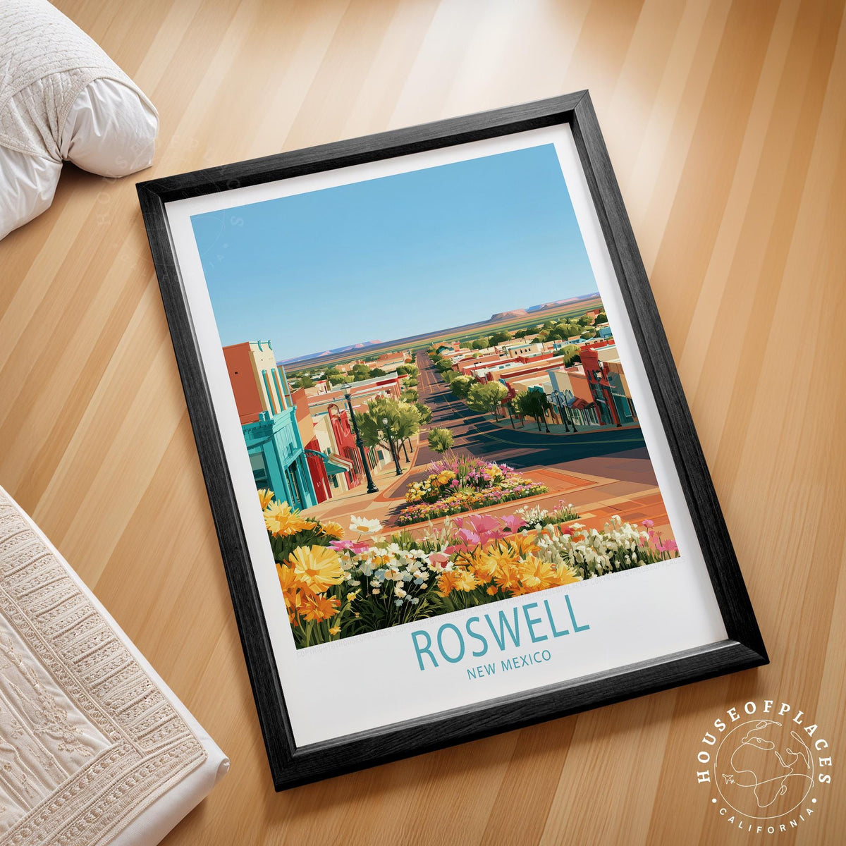 Roswell travel poster – view 2