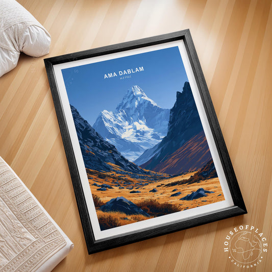 Ama Dablam travel poster – view 2