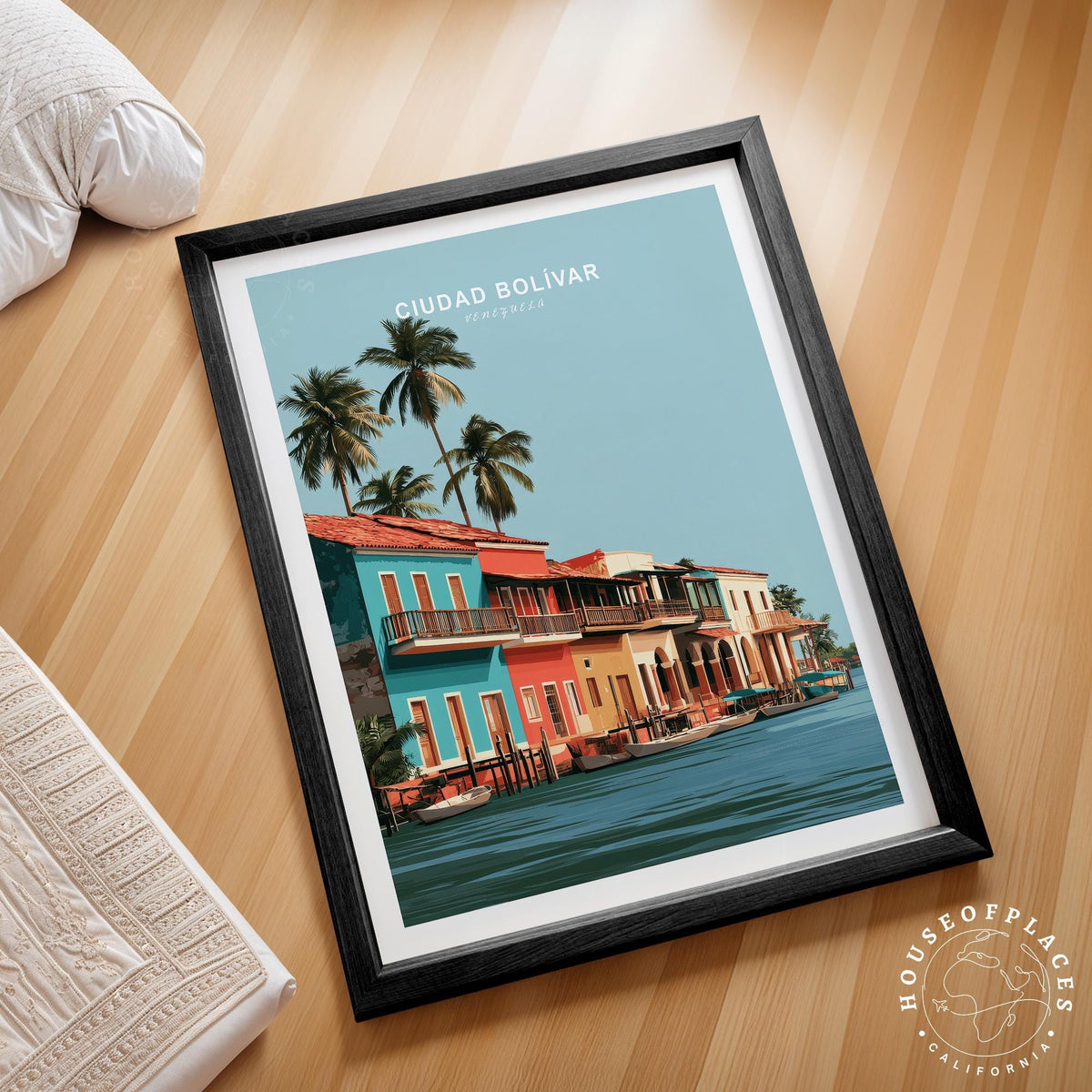Ciudad Bolívar travel poster – view 2