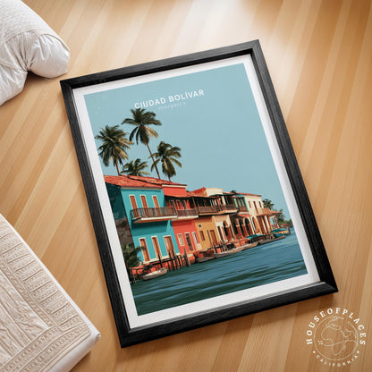 Ciudad Bolívar travel poster – view 2