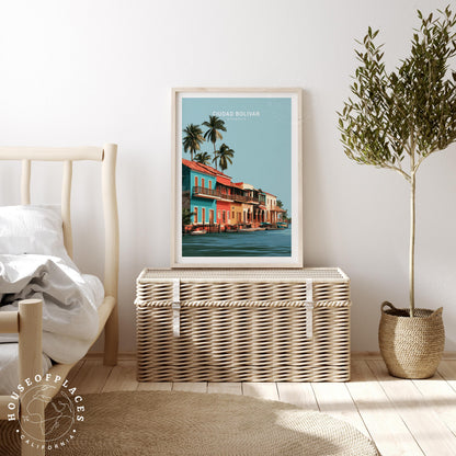 Ciudad Bolívar travel poster – view 3
