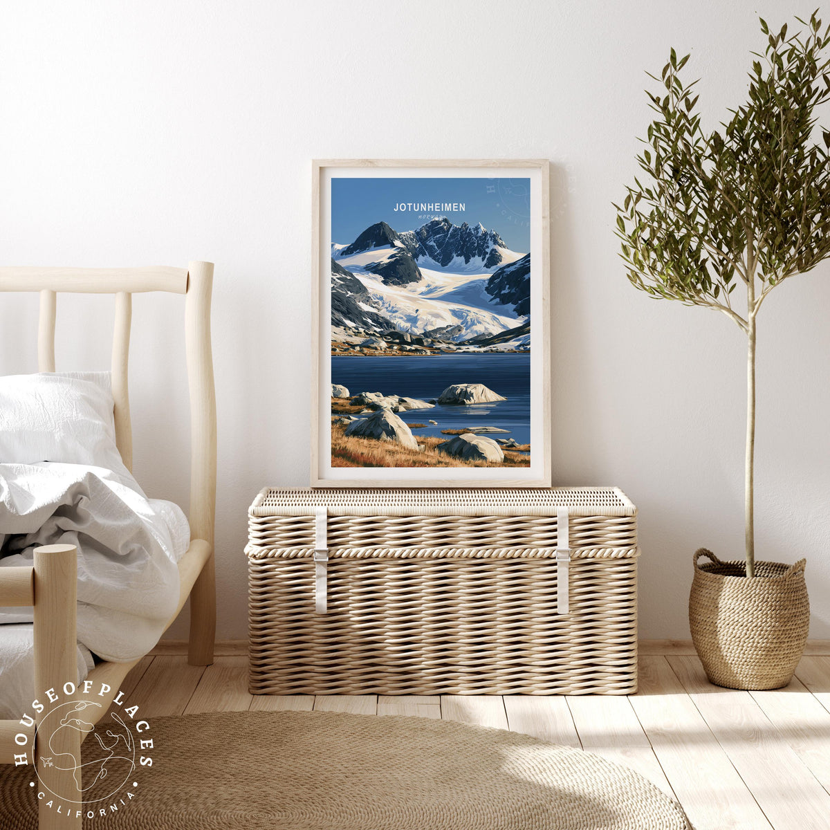 Jotunheimen travel poster – view 3