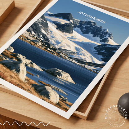 Jotunheimen travel poster – view 7