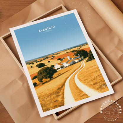 Alentejo travel poster – view 4