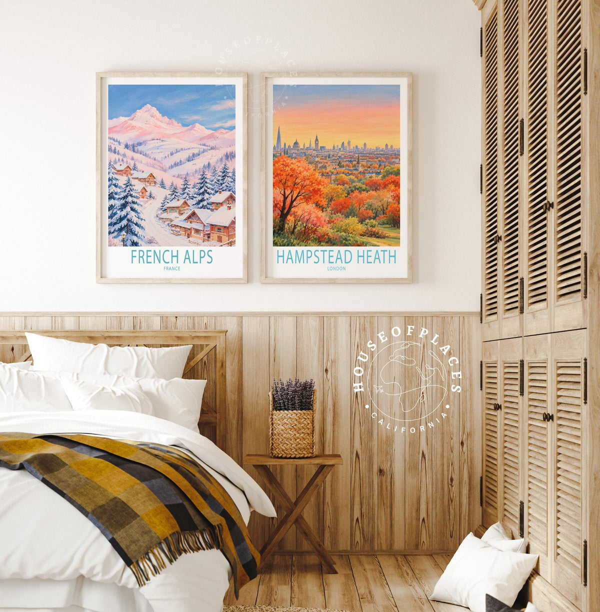 French Alps travel poster – view 9