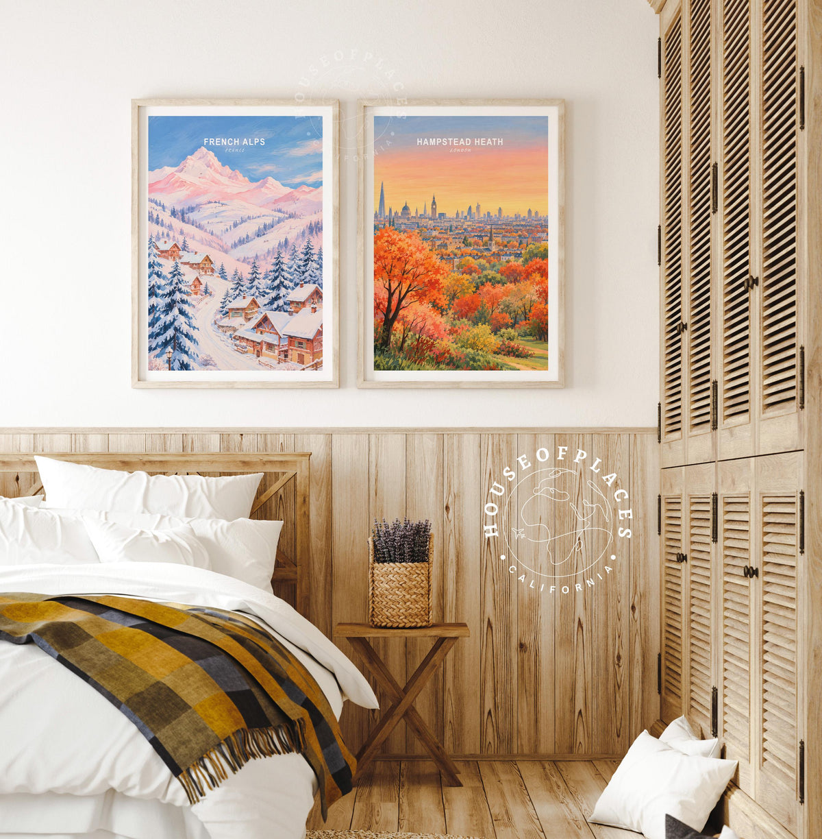 French Alps travel poster – view 9