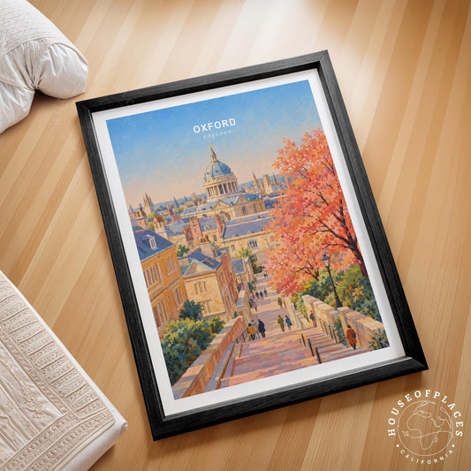 Oxford travel poster – view 2