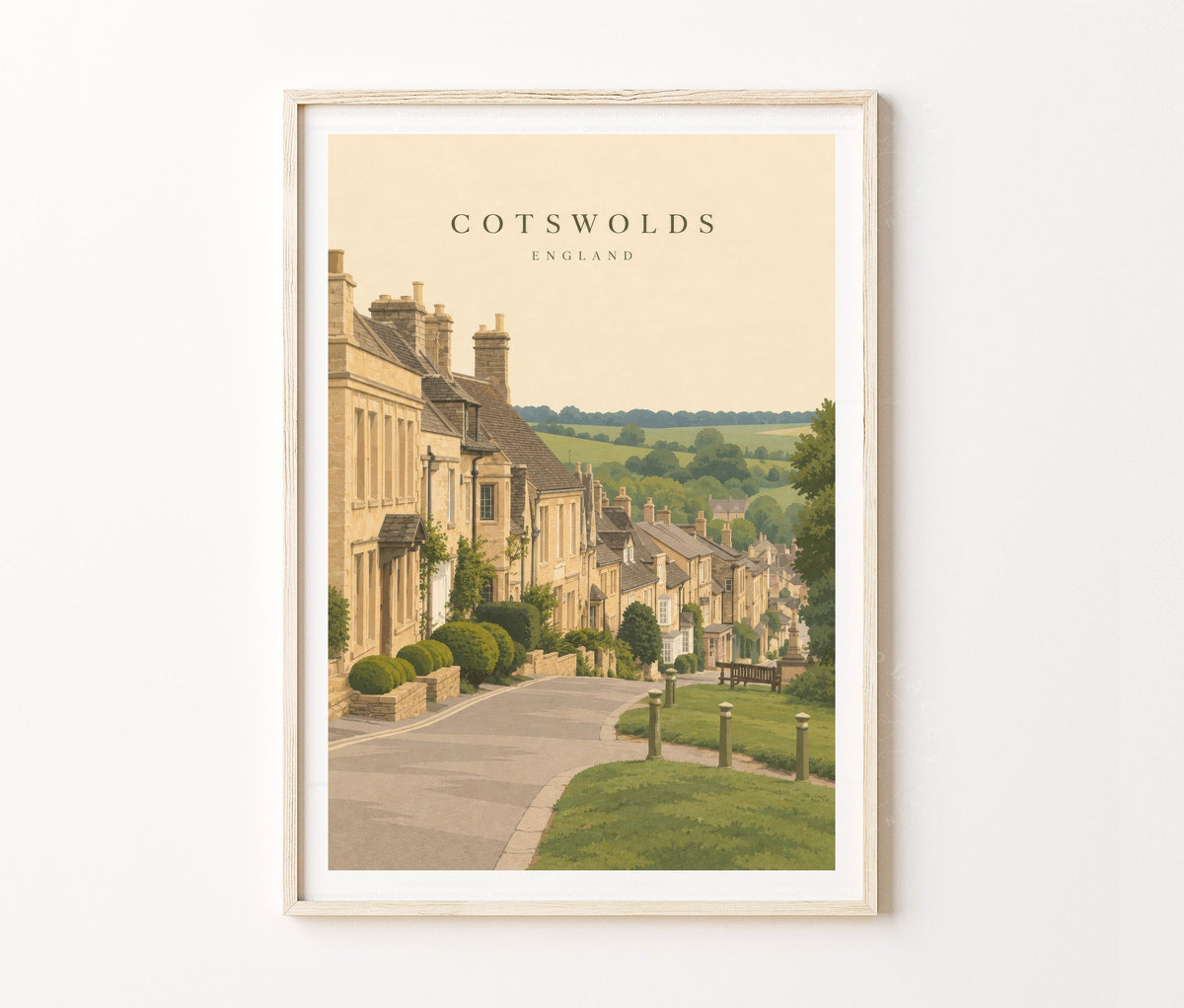 Cotswolds travel poster – view 3