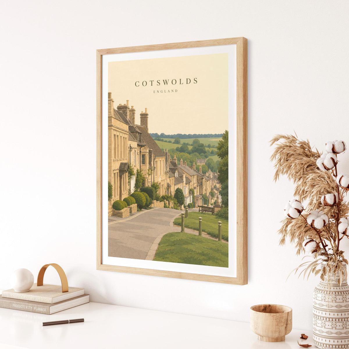 Cotswolds travel poster – view 4